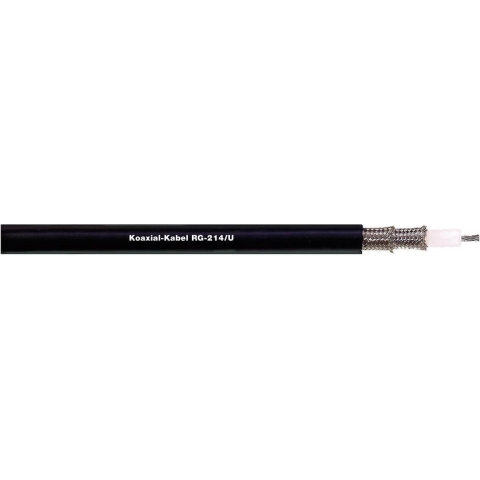 LAPP 2170001/100 Coaxkabel Buitendiameter: 2.67 mm RG174 A/U 50 Ω Zwart 100 m