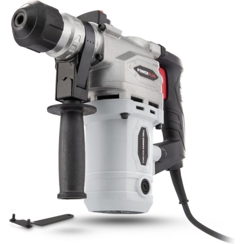 Powerplus Elektrische klopboormachine POWC1030 - 3 in 1: boren hamerboren en beitelen, 1500 W boormachine, 3.5 J, SDS-plus