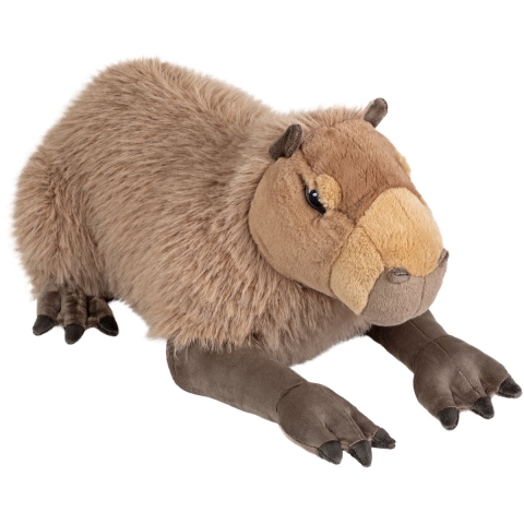 Wild Republic capibara knuffel - 80 cm - Pluche - waterzwijn - knuffeldieren - knaagdieren -