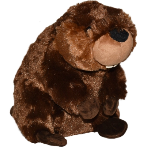 Wild Republic Pluche bever knuffel - pluche bever - 30 cm - bruin - dieren knuffels -