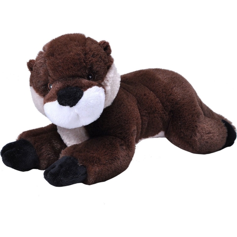 Pluche knuffel dieren Eco-kins rivier otter van 30 cm -