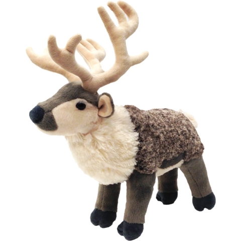 Wild Republic Pluche rendier knuffel - knuffel rendier - 34 cm - Pool dieren knuffel -