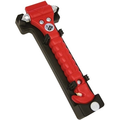 Professionele auto noodhamer/veiligheidshamer met gordelsnijder -