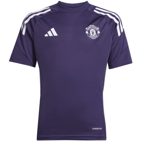 adidas Performance Voetbalshirt - MUFC TR JSY Y - AURPLU/White/B - adidas Performance - 16 jaar (176) - Voetbalshirt