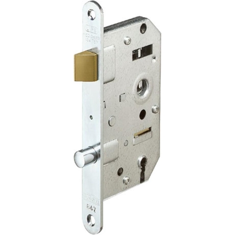 Lips 2105 Deurslot | DM50mm | S57mm | voorplaat staal gelakt 20x174mm afgerond | sluitplaat SPT2105S | DR 1+3/2+4 - A000325611