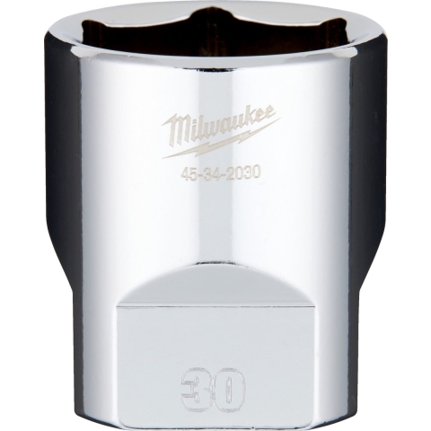 Milwaukee Accessoires 1/2" Dop Metrisch - 30 mm - 4932480027