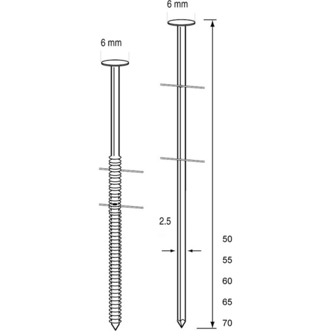 Dutack Coilnagel RNCW25 Nk 50mm ds 9 duizend - 5232017