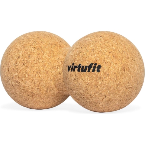 VirtuFit Premium Kurk Peanut Ball - Dual Massagebal - Ecologisch