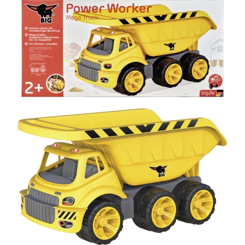 Big - Power Worker Mega Truck - Kantelbare laadbak - Kiepwagen - Vanaf 2 jaar