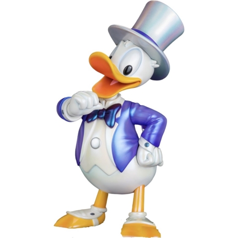 Disney: 100th Anniversary - Master Craft Tuxedo Donald Duck Platinum Version Statue Decoratie