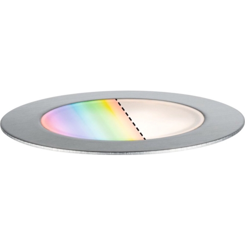 Paulmann Floor 94751 Verlichtingssysteem Plug&Shine LED-buiteninbouwlamp (uitbreiding) LED 2 W RGBW RVS