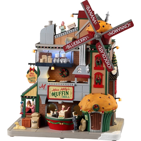 Miss Milly'S Muffin Mill With 4.5V Adaptor - Lemax