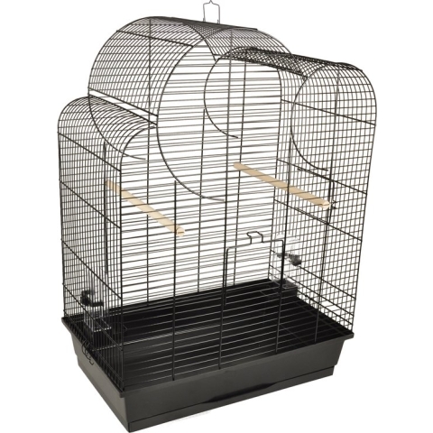 FLAMINGO Grasparkietenkooi Wammer 1 54x34x75 cm zwart