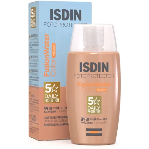 ISDIN Fotoprotector FusionWater Color Light SPF 50 | 50 ml