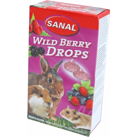 Sanal wild berry drops knaagd 45gr