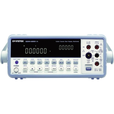 GW Instek GDM-8255A Bench multimeter Kalibratie: Fabrieksstandaard (zonder certificaat) CAT II 500 V Weergave (counts): 200000Weergave (counts):200000