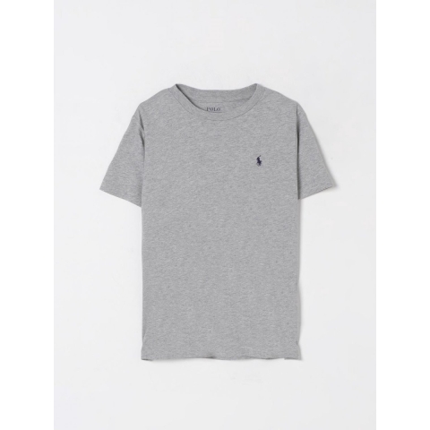 Polo Ralph Lauren T-Shirt - Grijs Gevlekt - Polo Ralph Lauren - 8 jaar (128) - T-Shirt