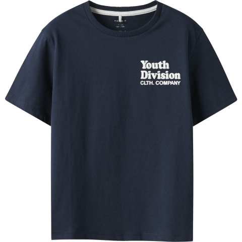 Name It T-Shirt - NkmLawson - Navy Blazer - Name It - 7-8 jaar (122-128) - T-Shirt