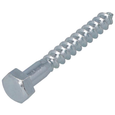 Hoenderdaal Houtdraadbout Vz 4.6 Sw-19 Din571 12X260 | 25 stuks - 2040.01.76001