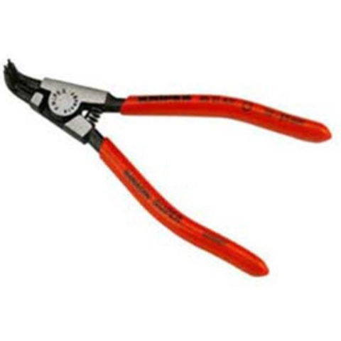 Knipex Borgveertang voor buitenringen op assen | Kunststof bekleed | Zwart geatramenteerd - 46 21 A11 SB
