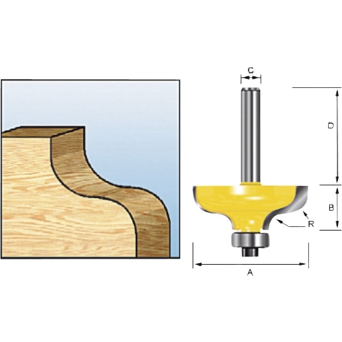 Makita Accessoires S-profielfr+lag. HM 41,3mm S8 - D-11592
