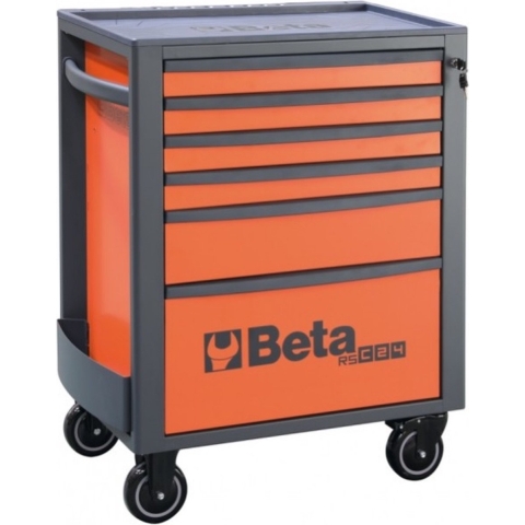 Beta RSC24/6-FO | Gereedschapswagen | 6 laden | Volledig Oranje - 024004060