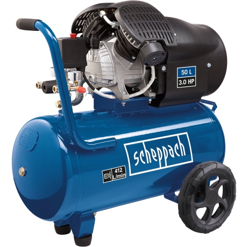 Scheppach 50 L Dubbele Cylinder Compressor HC52DC - 5906101901