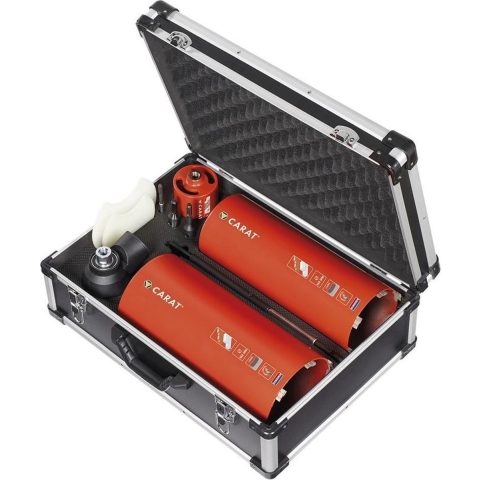 Carat HTESET0300 3 Delige Dustec Diamantborenset Voor Droogboren - 82 / 132 / 162mm