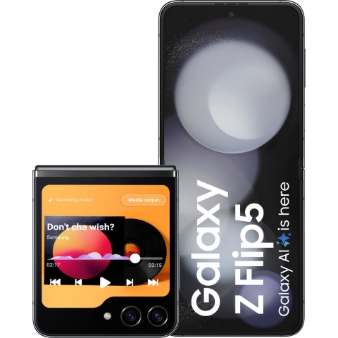 Refurbished Samsung Z Flip 5. 512Gb. Zwart. Lichte gebruikssporen.