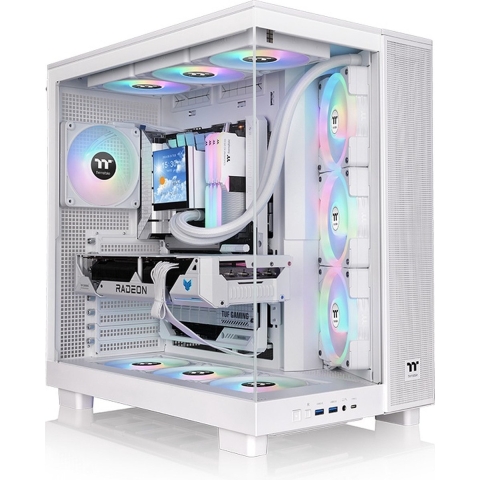 Thermaltake View 380 XL TG ARGB Snow White Midi-tower PC-behuizing Sneeuwwit