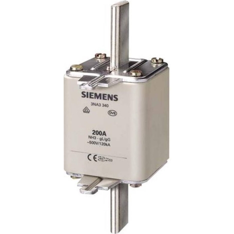 Siemens 3NA3372 Zekeringsinzetstuk Afmeting zekering : 3 630 A 500 V 1 stuk(s)