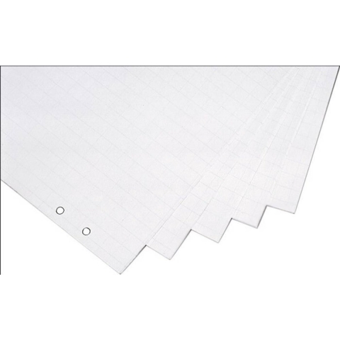 magnetoplan 1227101 Flipchartblok Aantal paginas: 100 geruit 990 mm x 650 mm x 930 mm Wit