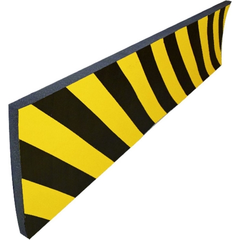 VISO PU 102 NJ Beschermschuim Zwart, Geel (l x b x h) 1000 x 300 x 20 mm