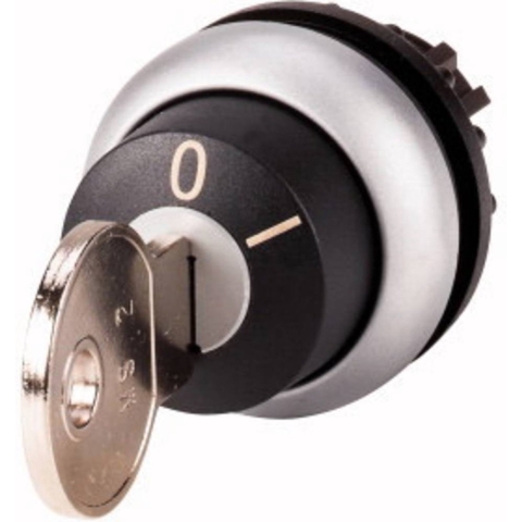 Eaton 111780 M22-WRS-MS2-A1 Sleutelknop Kunststof frontring Sleutel Zwart 1 stuk(s)