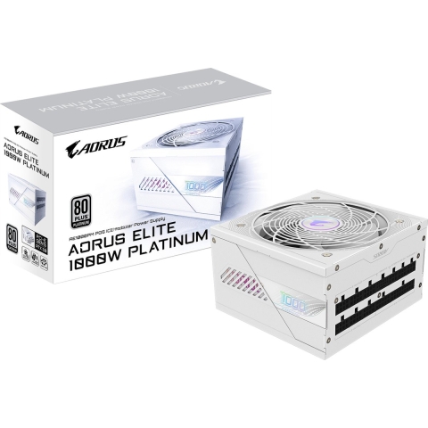 Gigabyte AORUS ELITE P1000W 80+ Platinm PC-netvoeding 1000 W ATX 80 Plus Platinum