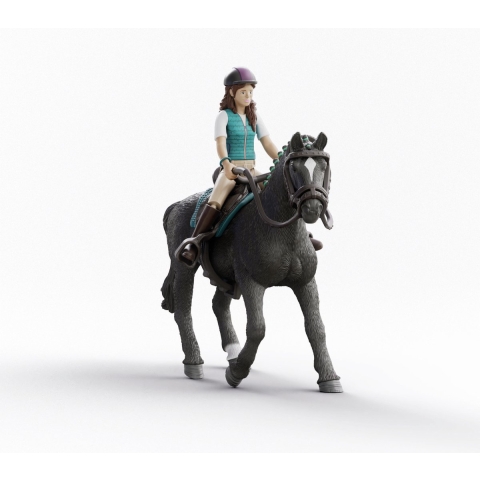 Schleich Horse Club - Lisa & Storm - 6 Onderdelen - 42712 - Schleich - OneSize - Speelgoed
