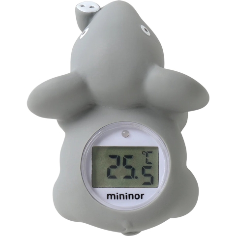 Mininor Badthermometer - Olifant - Grijs - Mininor - OneSize - Thermometer