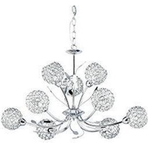Searchlight Bellis II - Hanglamp - Ø 68 X 91 Cm - Chroom