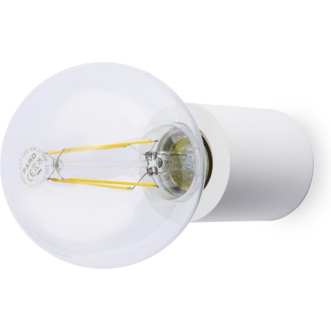 Faro Ten - Plafond/wandverlichting - Ø 6 X 7 Cm - Mat Wit