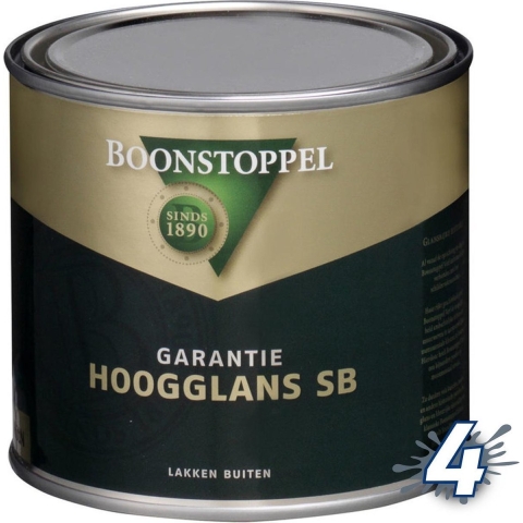 Boonstoppel Garantie Hoogglans Sb - Op Kleur Gemengd - 0,5 L