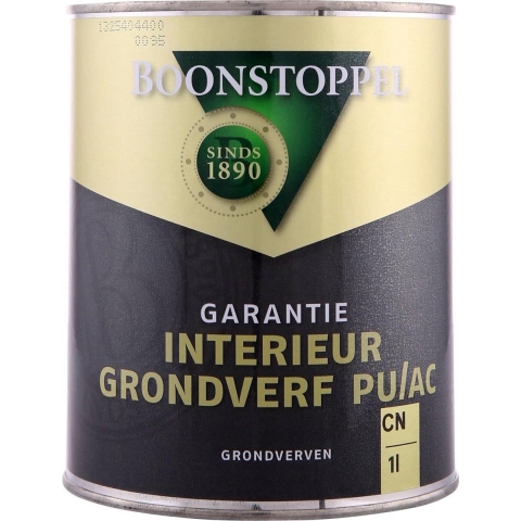 Boonstoppel Garantie Interieurlak Grondverf Pu/Ac - Op Kleur Gemengd - 1 L