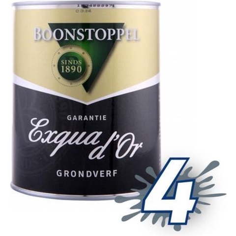 Boonstoppel Garantie Exqua D'Or Grondverf - Op Kleur Gemengd - 1 L
