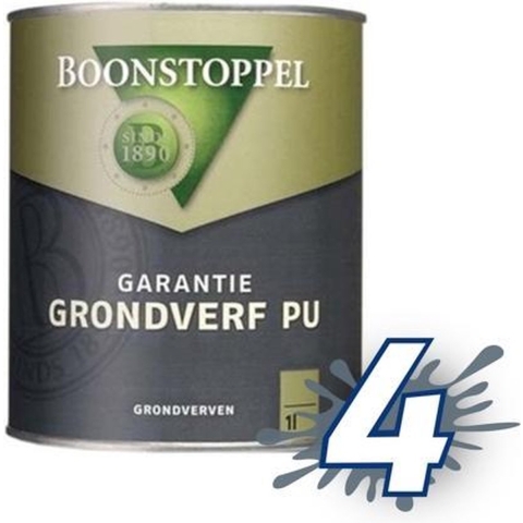 Boonstoppel Garantie Grondverf Pu - Op Kleur Gemengd - 1 L