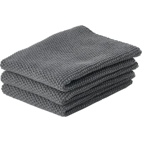 Zone Denmark Keukendoek Set Van 3 Anthracite