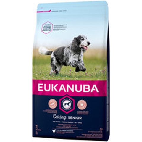 Eukanuba Caring Senior Medium Breed Kip - Hondenvoer - 12 kg
