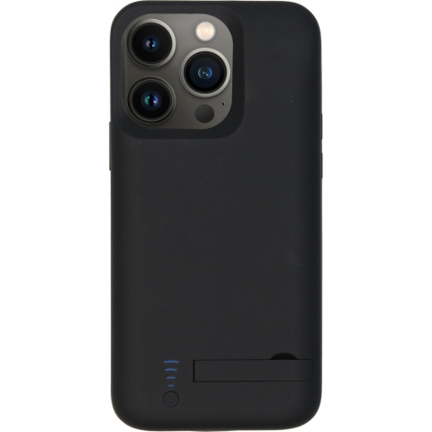 Hoesje Geschikt voor iPhone 13 Pro - Power case 5000 mAh - zwart