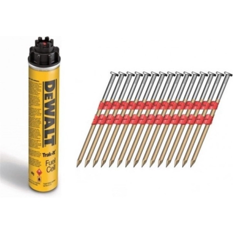 DeWalt Accessoires C5 Trak-It Nagels verzinkt 17x3.0mm 700 Stuks + Gas - DDF6510017
