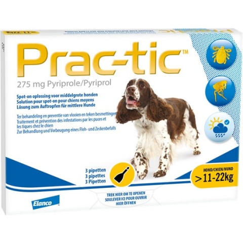 Prac-tic middel grote hond 11 tot 22 kg - 1 st à 3 Pipetten