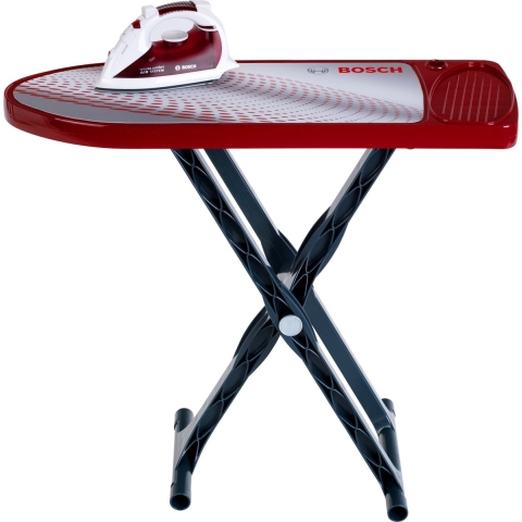 Klein Toys Bosch speelgoedstrijkplank - strijkset - rood