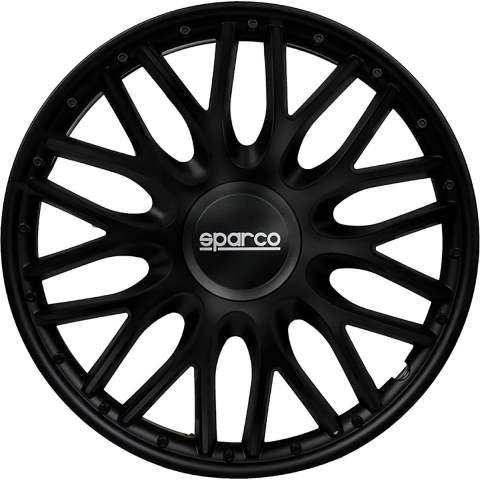 Sparco Wieldoppen Roma 13-inch - Zwart - Set van 4 stuks